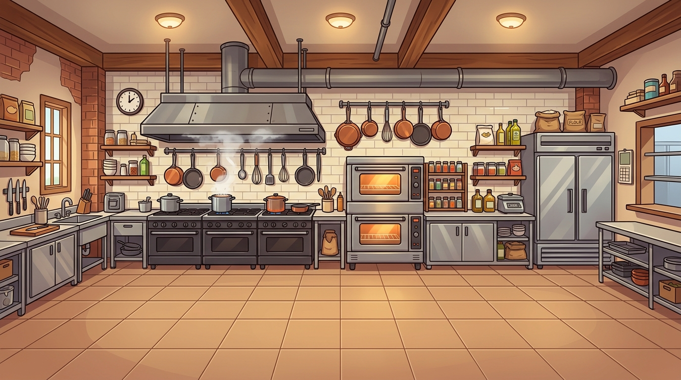 Kitchen backdrop